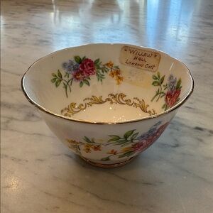 Willow hill 4in Floral Bone China Bowl